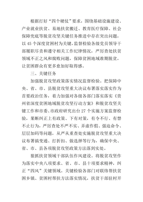 扶贫领域护民生促脱贫监督执纪问责专项行动工作专项方案.docx