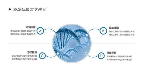 基因生物化学医疗医学DNA学术研究报告PPT模板