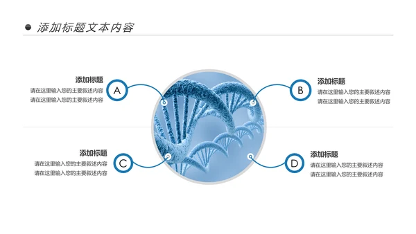 基因生物化学医疗医学DNA学术研究报告PPT模板