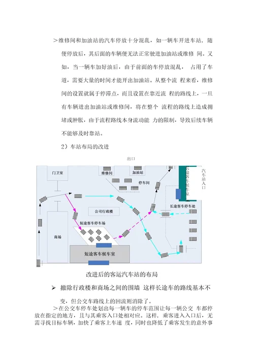 案例3汽车站设施规划与客流流程分析改进