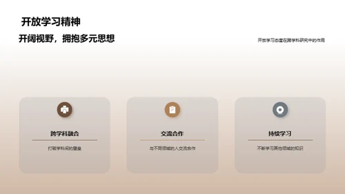 拓展视野：跨学科研究