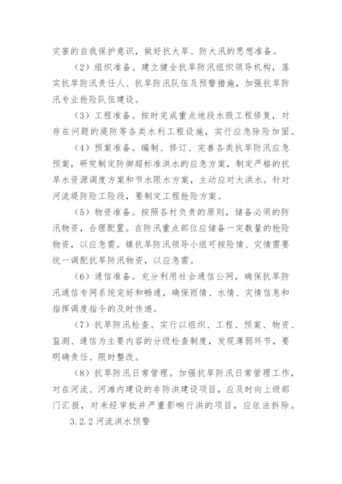 乡镇防汛抗旱应急预案.docx