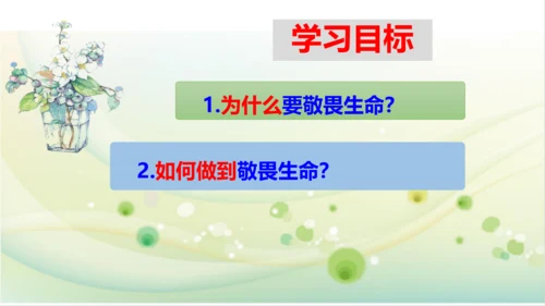 2022-2023学年部编版道德与法治七年级上册8.2 敬畏生命 课件（共27张PPT）