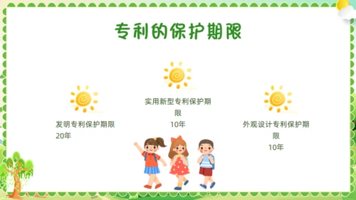 小学生知识产权科普绿色通用PPT模板