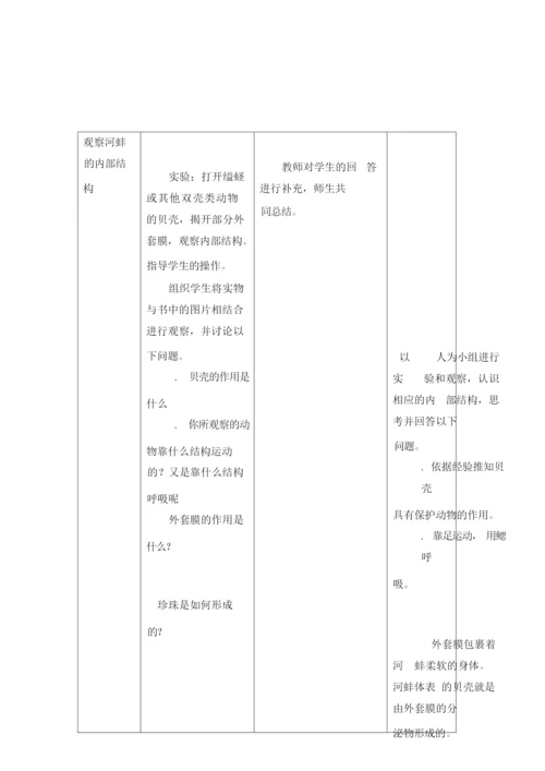 《软体动物》优秀教案025113.docx