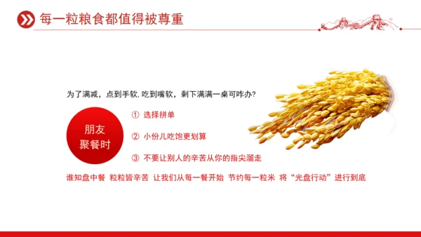世界粮食日宣传介绍通用PPT课件模板