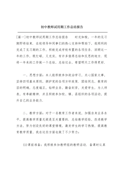 初中教师试用期工作总结报告.docx