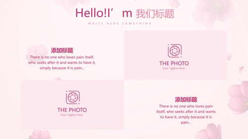 粉色唯美美容护肤宣传动态PPT
