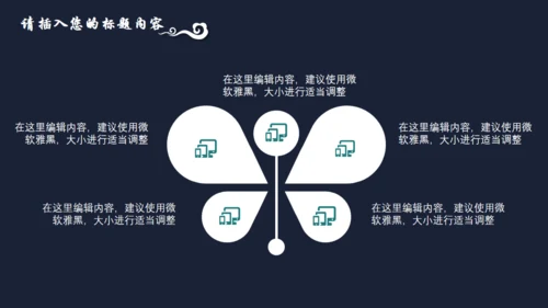 中国风简约青花瓷工作汇报通用PPT模板