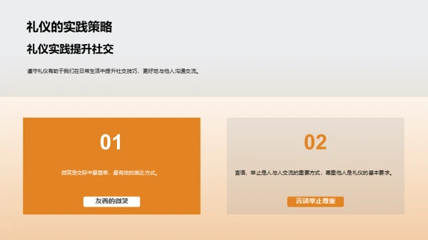 礼仪塑造品格