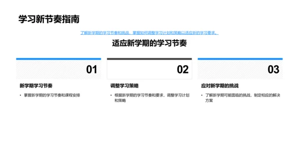 学期学习指南PPT模板