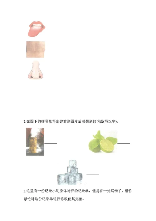 二年级下册科学试题期末考试试卷教科版(共5页)