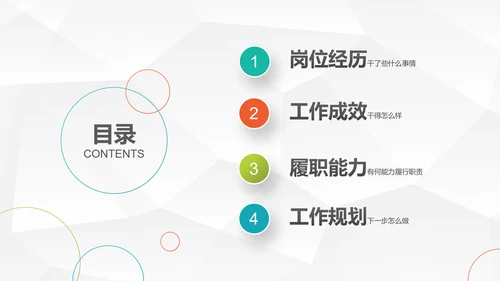 大气时尚岗位竞聘个人简历PPT模板