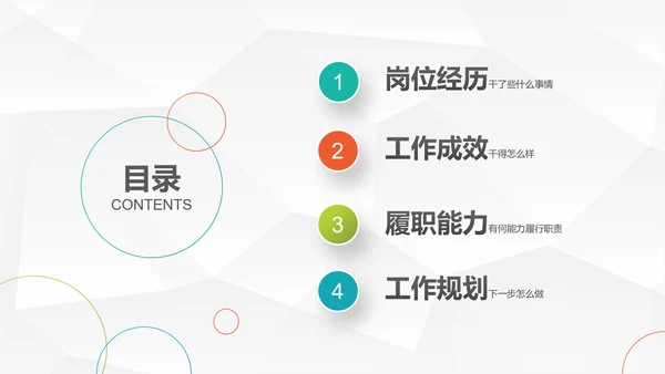 大气时尚岗位竞聘个人简历PPT模板