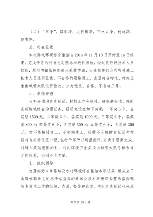 路域及农村环境整治工作方案.docx