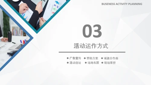 商务组织活动策划方案书计划书PPT模板