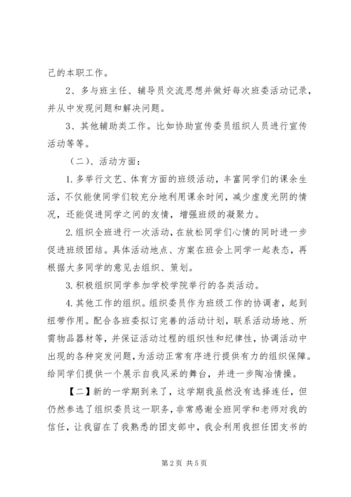 组织委员年度工作计划.docx