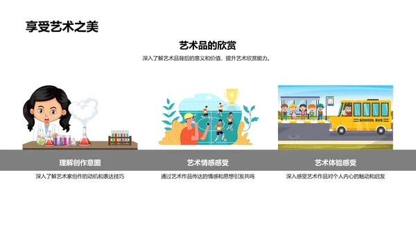 现代艺术教学PPT模板