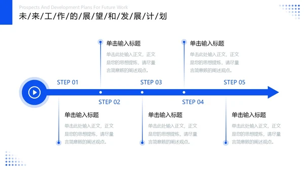 蓝色大气稳重励志风每一步都是成长的足迹转正述职报告PPT模板