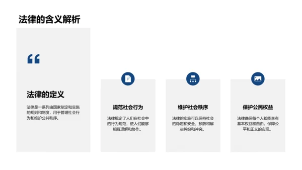 小学法治课堂PPT模板