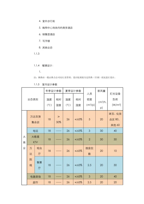 广场购物中心暖通重点技术重点标准.docx