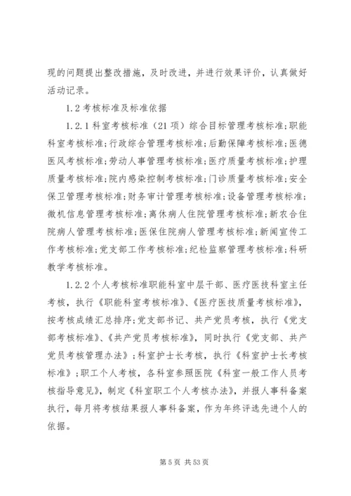 医院全面质量考核方案.docx