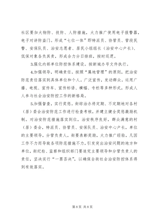 街道社会治安综合治理工作进村委会实施方案_1.docx