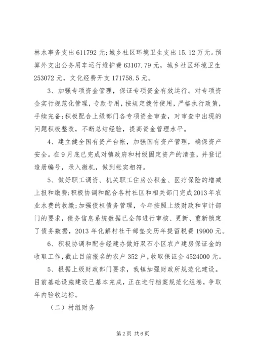 乡镇财政所工作总结及工作计划.docx