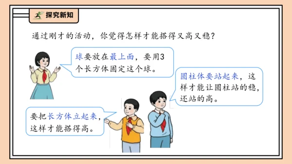 【课堂无忧】人教版一年级上册-3.2 立体图形的拼搭（课件）(共37张PPT)