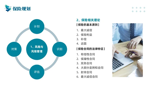 蓝色简约客户资产配置与规划PPT模板宣传PPT动态PPT