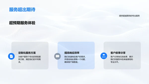 保险服务优势报告PPT模板