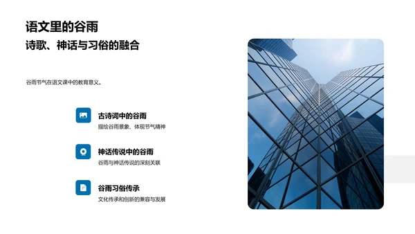 谷雨节气在教学中的应用PPT模板