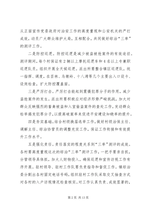 英都镇第一季度第一轮平安建设知晓率不达标整改方案.docx