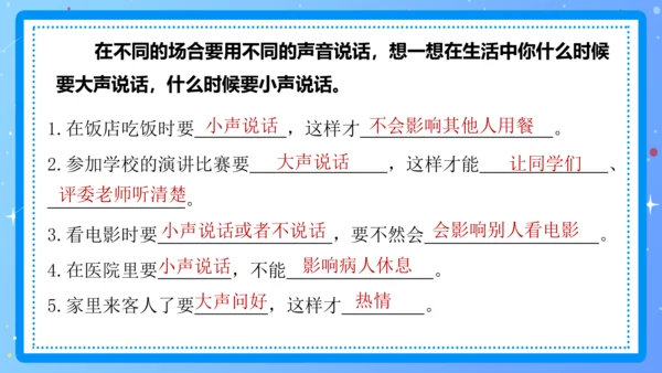 统编版一年级语文上册口语交际《用多大的声音》（教学课件）