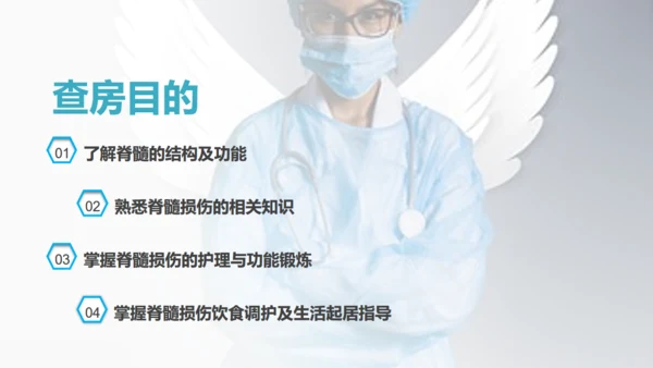 脊髓损伤术后护理查房通用PPT模板