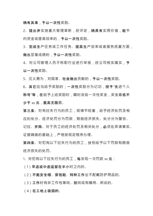 公司规章制度 (1)