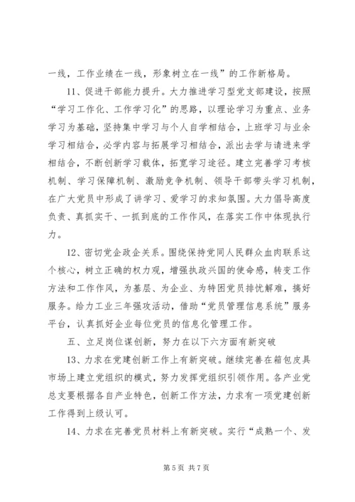 工业区党工委工作要点.docx