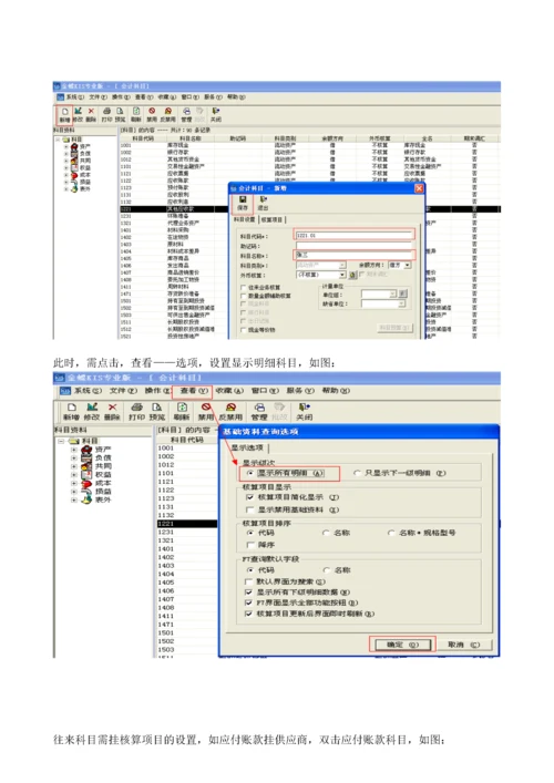 金蝶专业版财务操作流程文档.docx