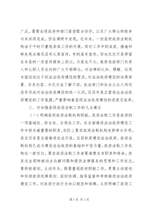 法治政府建设调研报告六篇.docx