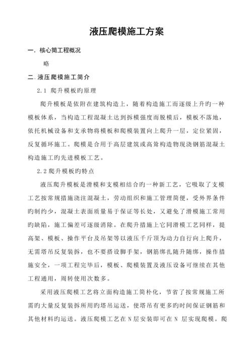 爬模综合施工专题方案.docx