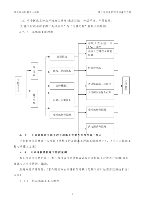 基于地铁保护的专项施工方案.docx