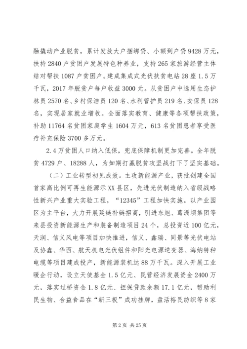 县政府20XX年工作报告.docx