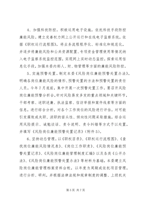 计生系统廉能管理方案.docx