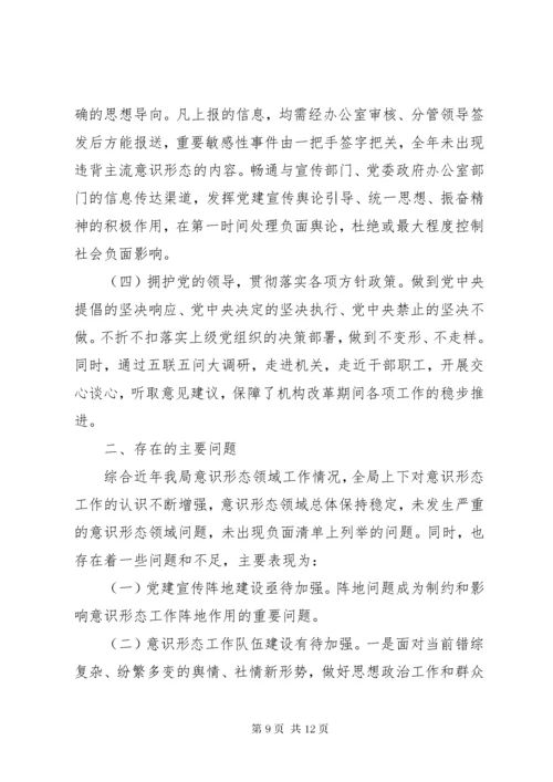 履行意识形态工作主体责任情况专题报告.docx