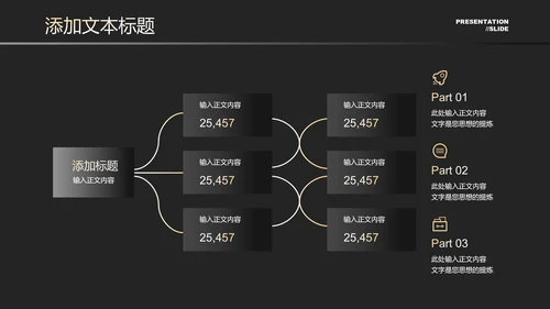 黑色极简风地产通用PPT演示模板