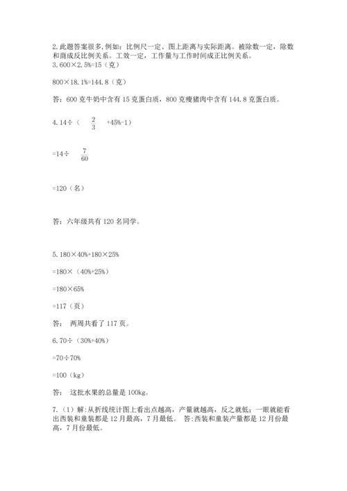 六年级小升初数学解决问题50道附完整答案（名校卷）.docx