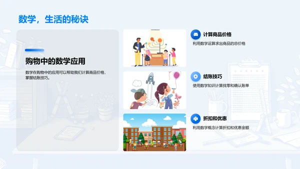 生活中的数学实践PPT模板