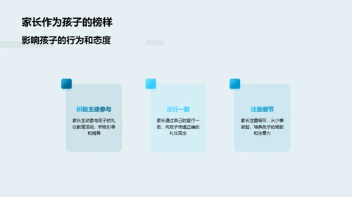 礼仪智慧从娃娃抓起