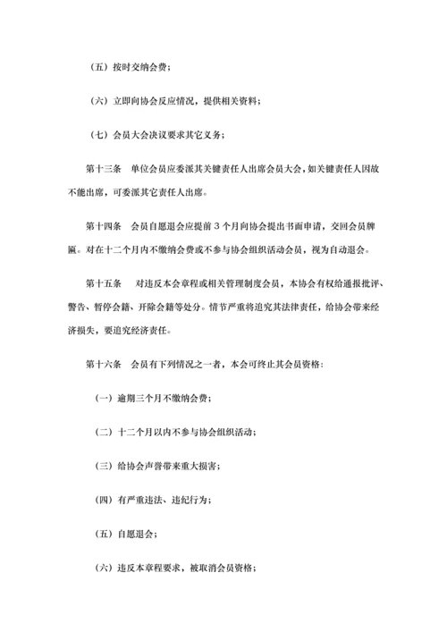 电子商务协会标准章程.docx