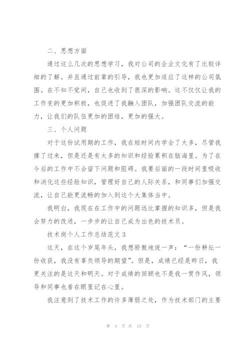 技术岗个人工作总结范文.docx